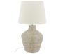 Lampe en jonc et coton