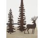 Lampe en métal et bois décor Forêt - 44,90