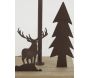 Lampe en métal et bois décor Forêt - AUB-4684