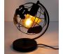 Lampe en métal noir Globe - 6