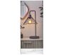Lampe à poser avec abat-jour en rotin - CMP-5368
