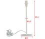 Lampe à poser en acier Dasir - VEN-0273