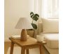 Lampe à poser en bois et PVC Serenity - HANAH HOME