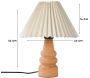 Lampe à poser en bois et PVC Serenity - ASI-2353