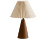 Lampe à poser en bois et PVC Serenity