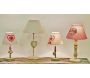 Lampe à poser en bois et coton rouge - 89,90