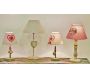 Lampe à poser en bois et coton rouge (Lot de 2) - 39,90