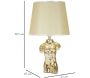 Lampe à poser en céramique Buste glam - MAU-0501