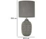Lampe à poser en céramique Points 15 x 30.5 cm - MAU-0513