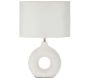 Lampe à poser en céramique Seta 28.5 x 15 x 43 cm