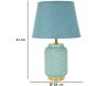 Lampe à poser en céramique Square 28 x 44 cm - MAU-0518