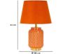 Lampe à poser en céramique Square 28 x 44 cm - MAU-0517