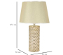 Lampe à poser en céramique et métal Glam - MAU-0910