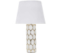 Lampe à poser en céramique et métal Glam