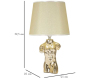 Lampe à poser en métal Glam Man 25 x 42.5 cm - MAU-0912