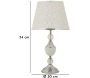 Lampe à poser en métal Kody 30 x 54 cm - MAU-0695