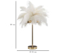 Lampe à poser en métal Palm 40 x 55 cm - MAU-0914