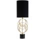 Lampe à poser en métal doré Circly 22.5 x 65 cm