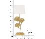 Lampe à poser en métal doré Glamy 33 x 81 cm - MAU-0486