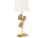 Lampe à poser en métal doré Glamy 33 x 81 cm