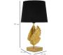 Lampe à poser en métal doré Wings 25 x 45 cm - MAU-0500
