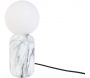 Lampe à poser en métal effet marbre Gala