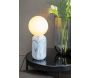 Lampe à poser en métal effet marbre Gala - LEITMOTIV