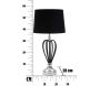 Lampe à poser en métal et pvc Darky - MAU-0493
