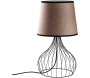 Lampe à poser en métal et tissu Telıs