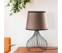 Lampe à poser en métal et tissu Telıs - HANAH HOME