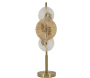 Lampe à poser en métal et verre 20 x 18 x 66 cm Osaka