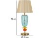 Lampe à poser en verre et métal Colorful 35 x 73 cm - MAU-0710