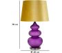 Lampe à poser en verre et métal Milva - MAU-0509