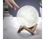 Lampe ronde avec support en bois Lune - THE HOME DECO FACTORY