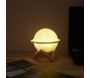 Lampe ronde avec support en bois Saturne - 8
