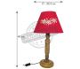 Lampe rouge en bois Edelweiss - AUBRY GASPARD