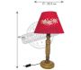 Lampe rouge en bois Edelweiss - AUBRY GASPARD