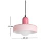Lampe suspendue en verre Opaco Grato - 51,03