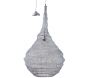 Lampe suspension métal gris blanchi - AUBRY GASPARD