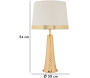 Lampe de table en métal Tower 30 x 54 cm - MAU-0691