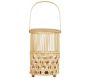 Lanterne en bambou tressé 22 x 55 cm - 25,90