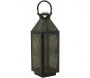 Lanterne carrée en métal noir et doré - AUB-4520
