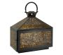 Lanterne rectangulaire en métal noir - 49,90