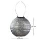 Lanterne solaire Round 20 cm - Lumiz