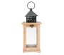 Lanterne de table en pin naturel - 5