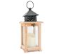 Lanterne de table en pin naturel - 6