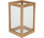 Lanternes en bois et verre (Lot de 4) - 5