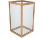 Lanternes en bois et verre (Lot de 4) - ESS-1361