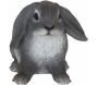 Lapin assis en résine 14 cm (Lot de 2) - 5