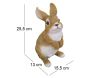 Lapin debout en résine 25.5 cm - RIV-0167